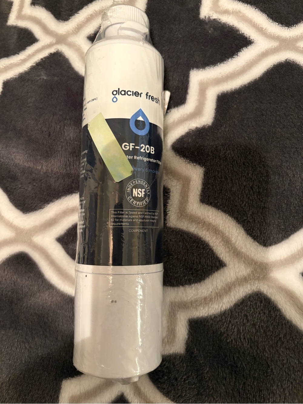 Glacier Fresh GF-20B Refrigerator Water Filter